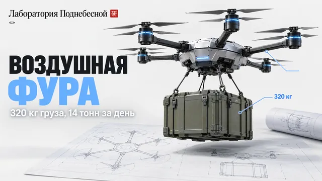 Почему дрон на 320 кг до сих пор только демонстрируют, а не возит грузы для ЛЭП?