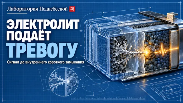 Как электролит обнаруживает литиевый дендрит внутри батареи?