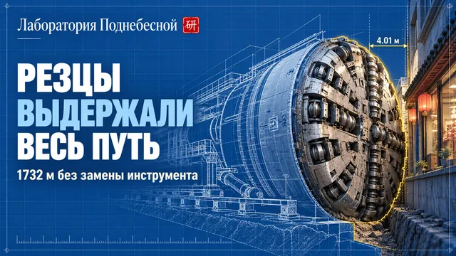 Как пройти 1732 м без замены резцов в грунте с окатанным гравием?
