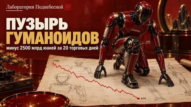 2500 миллиардов юаней за месяц: как в Китае главный IPO гуманоидов потерял половину капитализации