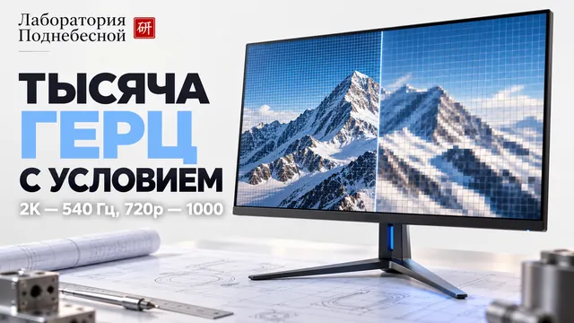 Оказалось, KTC 27M2Pro поддерживает 540 Гц в 2K и 1000 Гц только в 720p