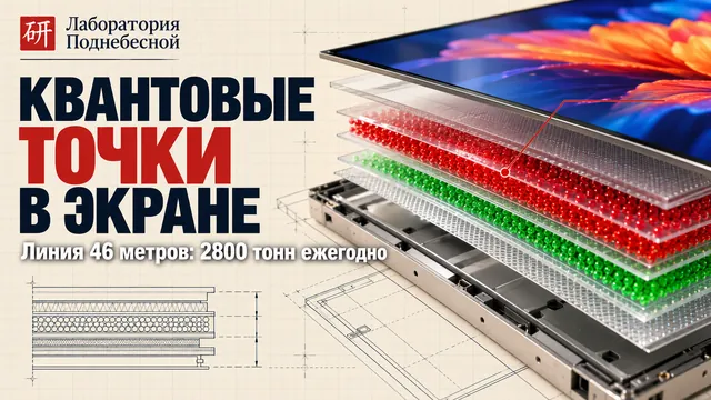 Перовскит здесь не в экране, а в подсветке: рассеиватели уже в цепочках BOE, Hisense и Changhong