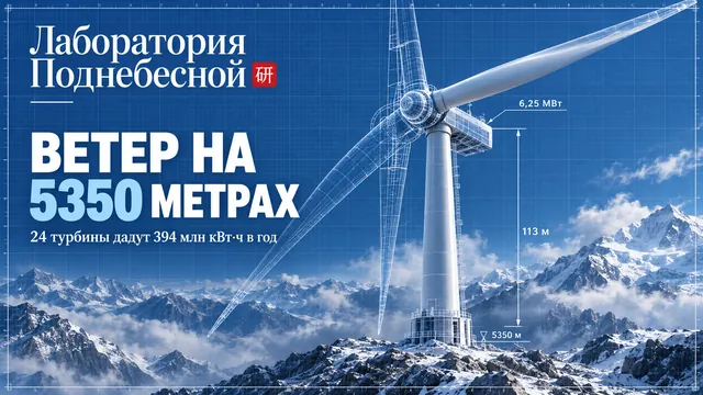 Что даст ветростанция на 5350 метрах в Тибете и когда она выйдет на полную мощность?