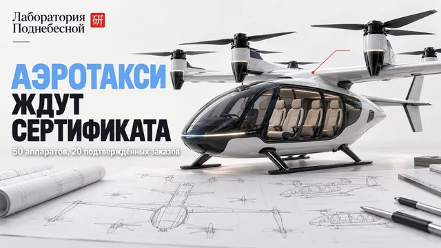 Зачем у аэротакси самолётное крыло, если взлетает он как вертолёт?