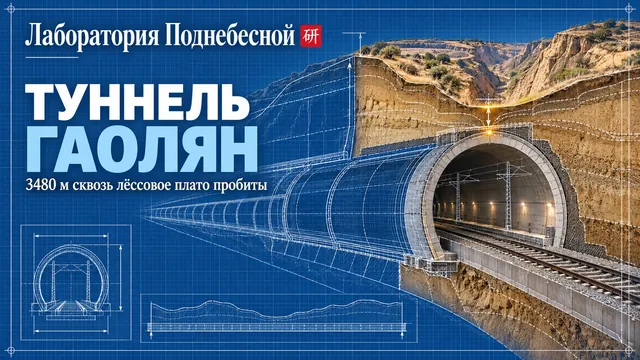 Как пробить туннель в лёссовом плато, если над сводом местами всего 2 метра грунта?